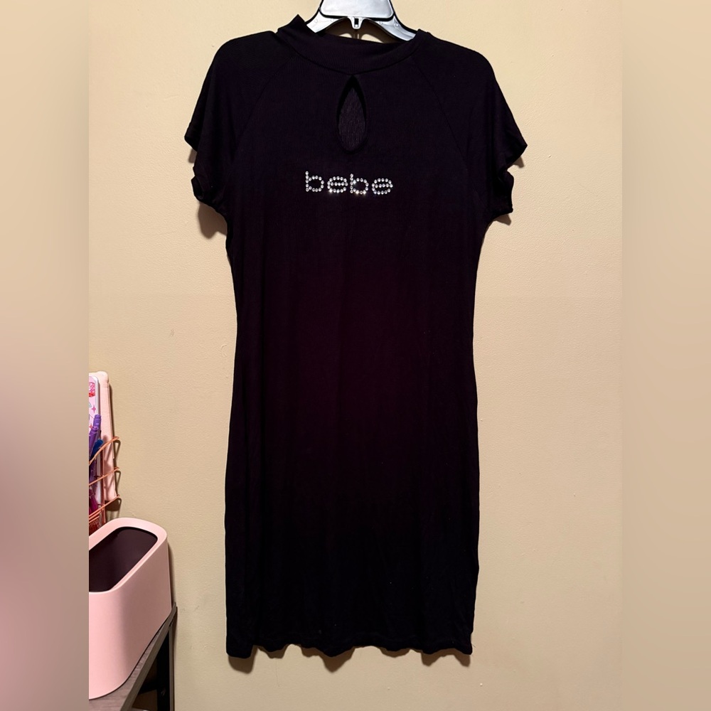 Bebe Rhinestone Dress